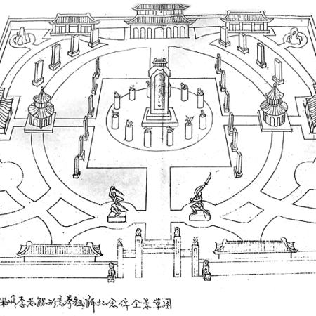 Mappa del Memoriale di Li Lao Neng